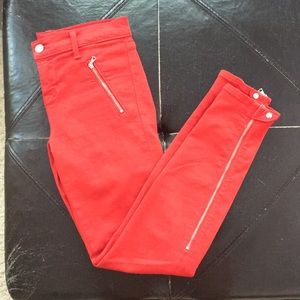 J Brand Jeans - Fiery Red J-Brand Ankle Jeans J Brand Jeans - Fiery Red J-Brand Ankle Jeans